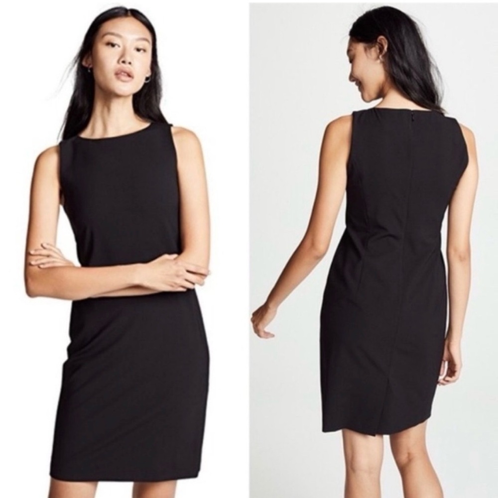Theory Black Sheath Dress Size 6